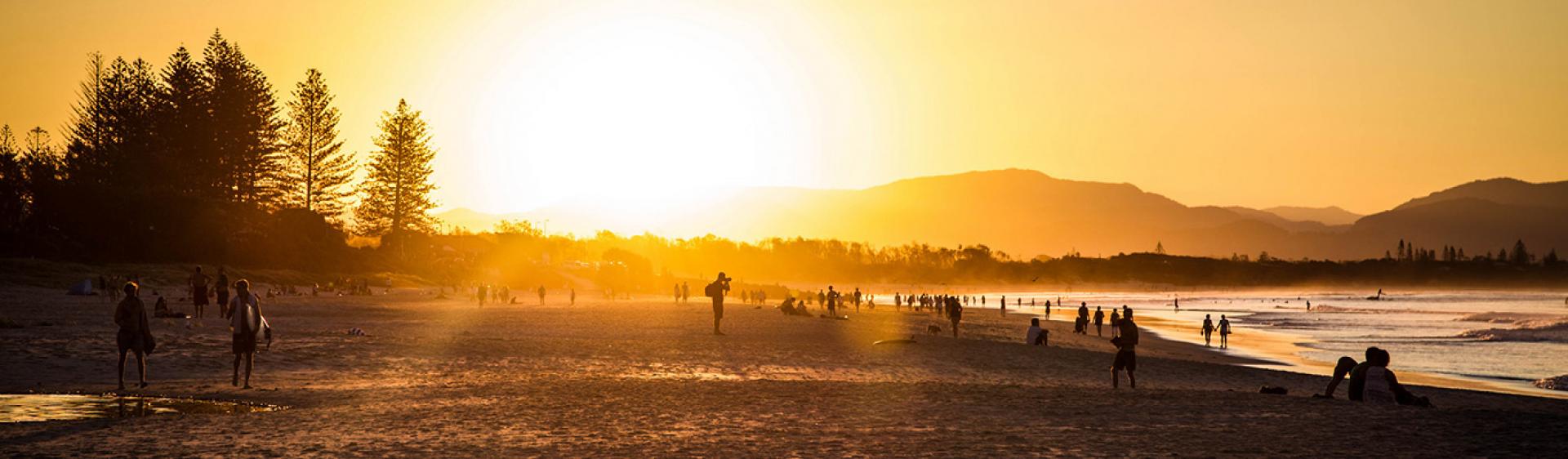 Sunset in Byron Bay, NSW North Coast