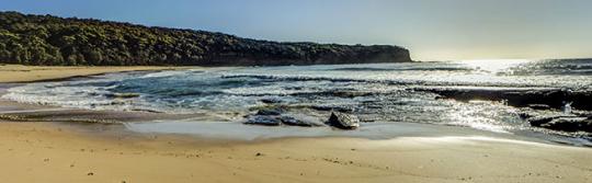 南岸（South Coast）培布利海灘（Pebbly Beach）