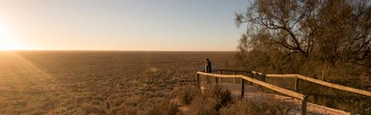 新南威爾士內陸國家公園的蒙哥瞭望台